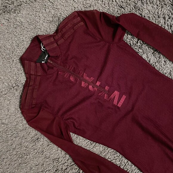 Adidas x Ivy Park Maroon Asymmetric Dress - Picture 5 of 6